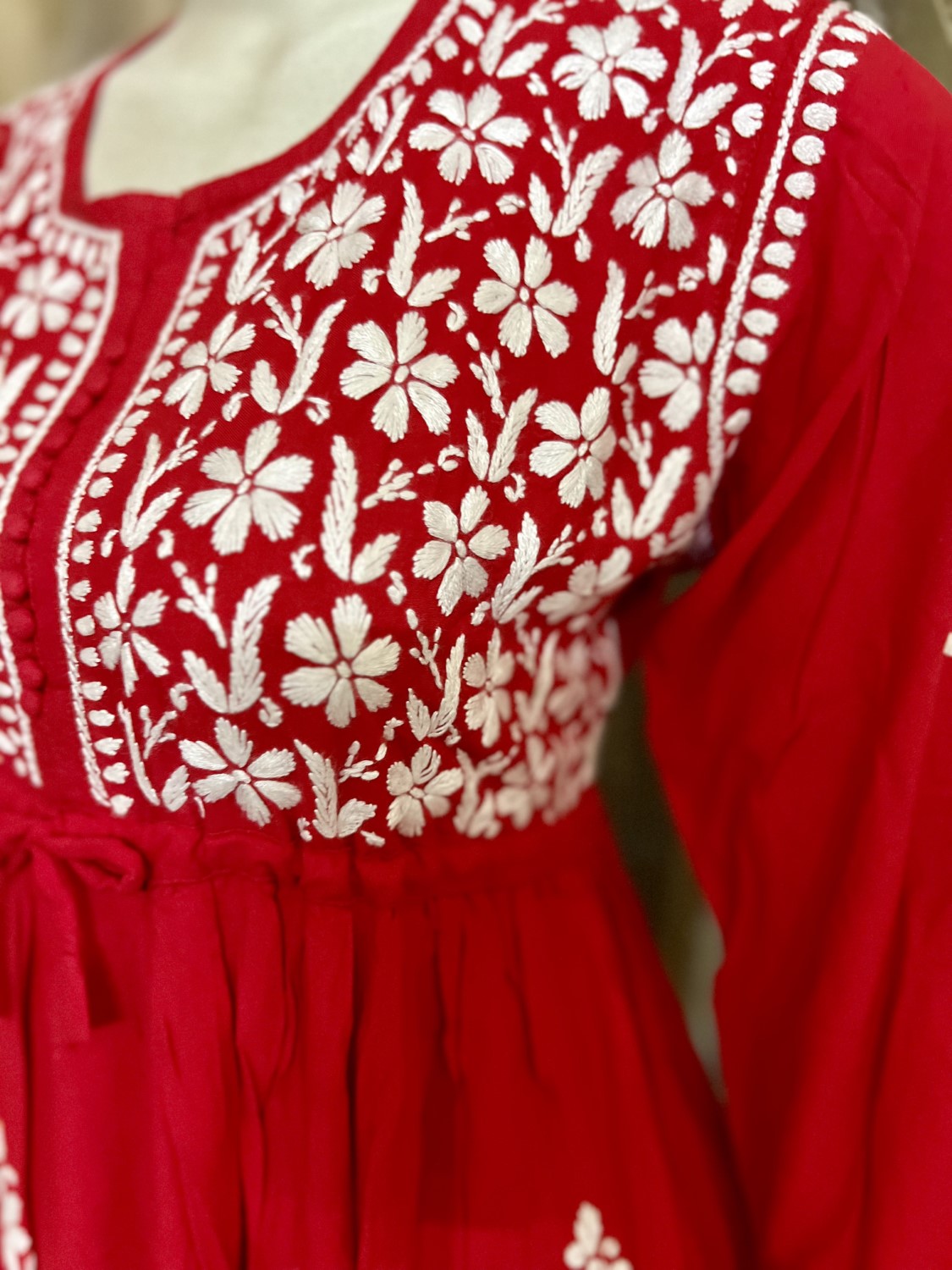 Chikankari Straight Kurta