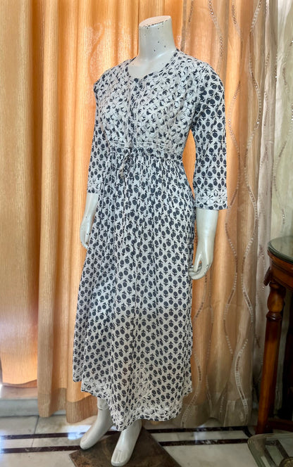 Chikankari Straight Kurta